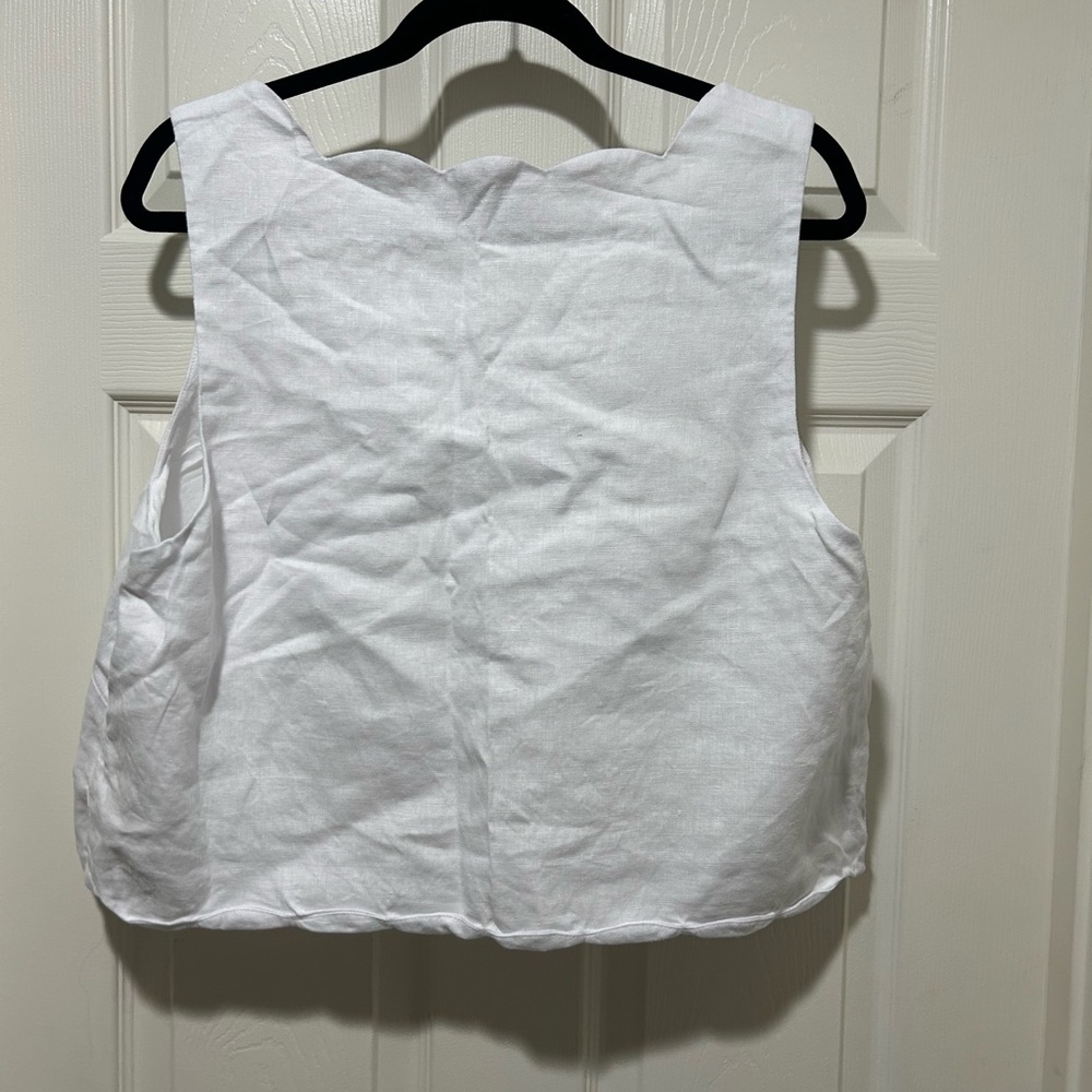 Abercrombie & Fitch White Tank Top - Picture 2 of 2